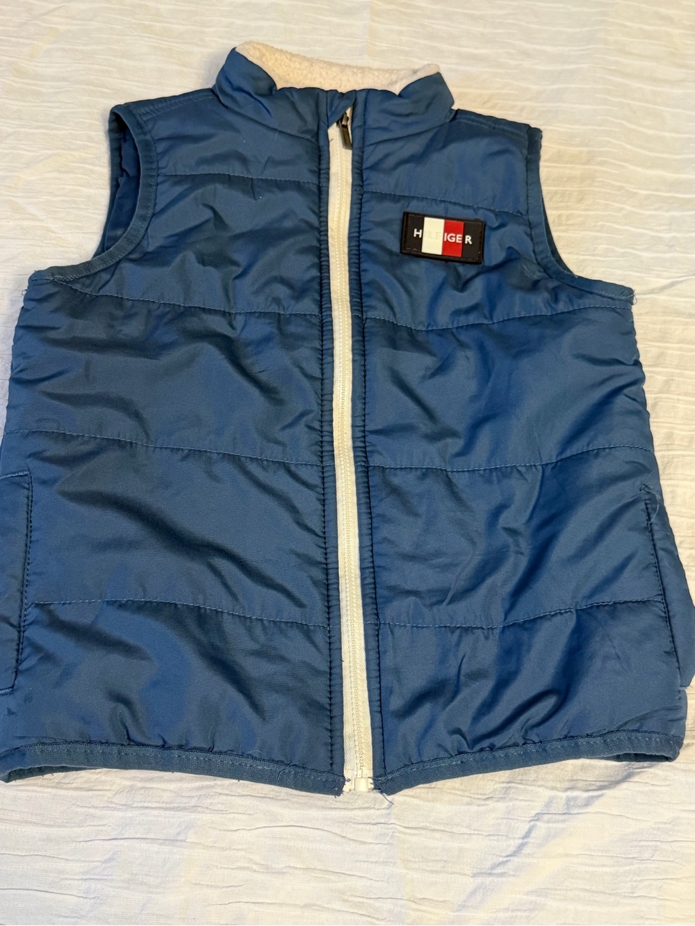 Tommy Hilfiger Boys Navy Quilted Puffer Vest Size 4T